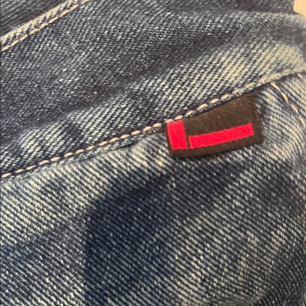 FUBU Dark Blue Relaxed Men's Jeans - Picture 4 of 7